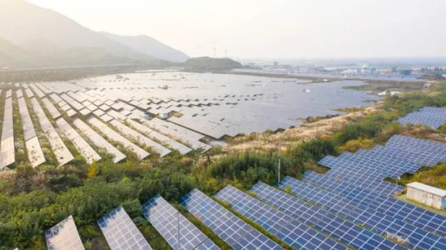 solar power field